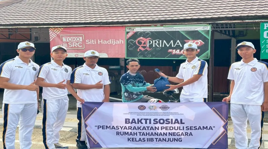 Rutan Tanjung Salurkan 24 Paket Sembako untuk Keluarga Warga Binaan dan Masyarakat Sekitar (Dok. Istimewa)