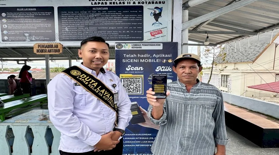 Inovasi Digital SiCeni Mobile Perkuat Akses Pelayanan Publik Lapas Kotabaru di Wilayah Kepulauan dan Percepat Layanan Pemasyarakatan Terintegrasi (Dok. Istimewa)