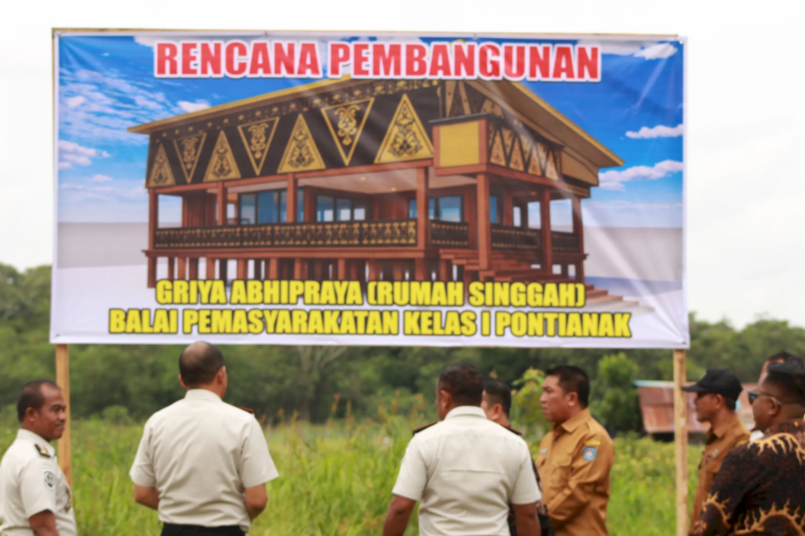 Penancapan Griya Abhipraya Pontianak (Dok. Istimewa)