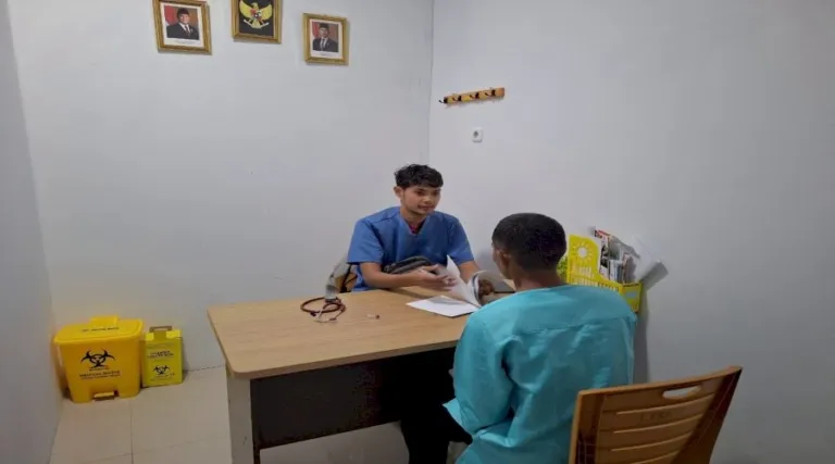 LPKA Kelas II Ambon Tingkatkan Kesiapan Kesehatan Anak Binaan Melalui Pemeriksaan Rutin Sebagai Upaya Optimalisasi Pembinaan Sebelum Menyambut Bulan Suci Ramadan 1447 Hijriah (Dok Istimewa)