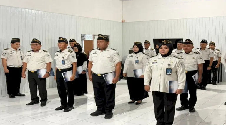 Penyematan Pangkat Rutan Majene (Dok. Istimewa)