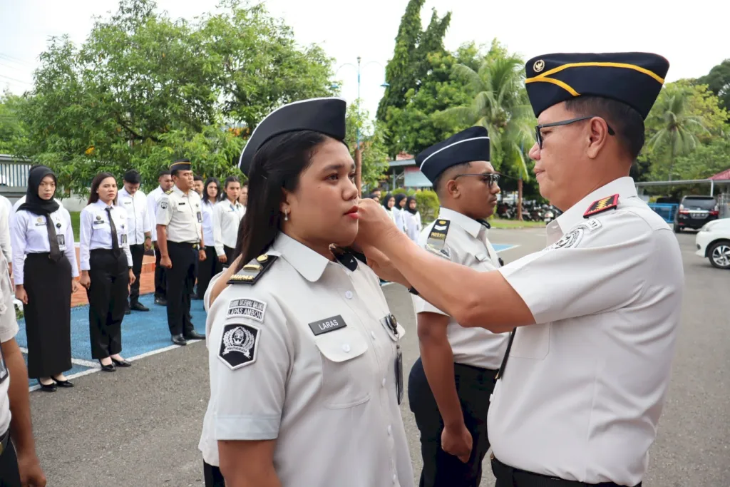 Tiga Pegawai Lapas Ambon Naik Pangkat (Dok. Istimewa)