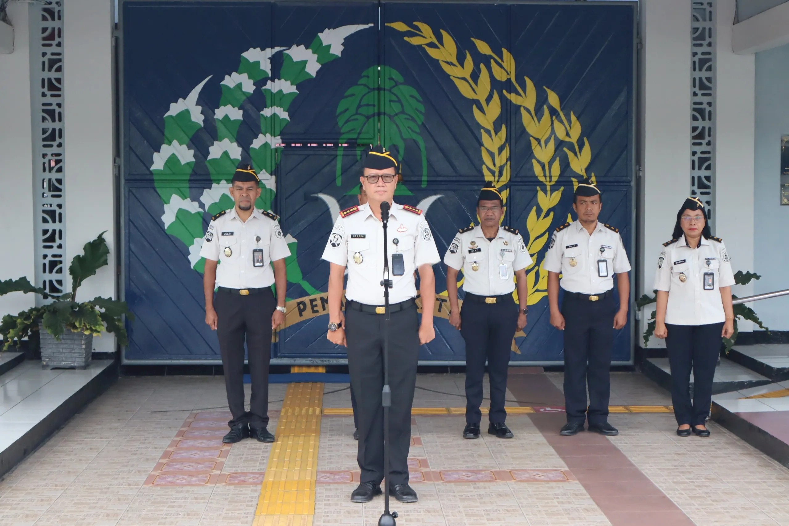 Tiga Pegawai Lapas Ambon Naik Pangkat (Dok. Istimewa)