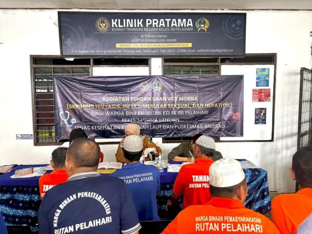 Layanan Kesehatan Terpadu Rutan Pelaihari (Dok. Istimewa)