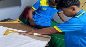 Lapas Kotabaru Kembangkan Keterampilan Warga Binaan melalui Produksi Kain Sasirangan