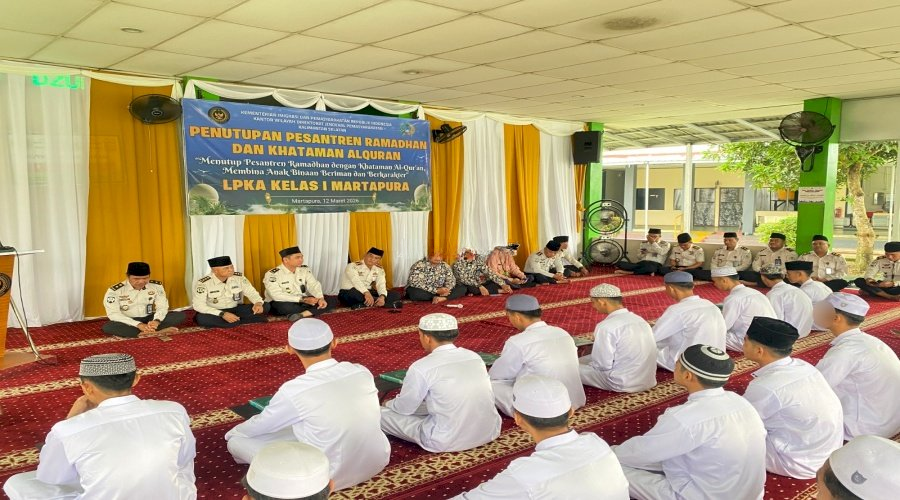 LPKA Martapura Tutup Pesantren Ramadhan dengan Khataman Al-Qur’an (Dok. Istimewa)