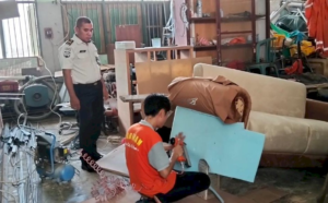 Warga Binaan Rutan Ambon Pamerkan Sofa Karya Pelatihan Kemandirian (Dok. Istimewa)