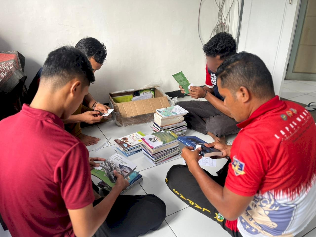 Lapas Wahai Tertibkan Perpustakaan untuk Pembinaan Warga Binaan (Dok. Istimewa)