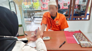 Pemeriksaan Rutin Lapas Banjarmasin (Dok. Istimewa)