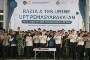 Perang Lawan Halinar! Lapas Cibinong Gelar Sidak Kamar Hunian Warga Binaan Bersama TNI/Polri dan BNN Kab Bogor