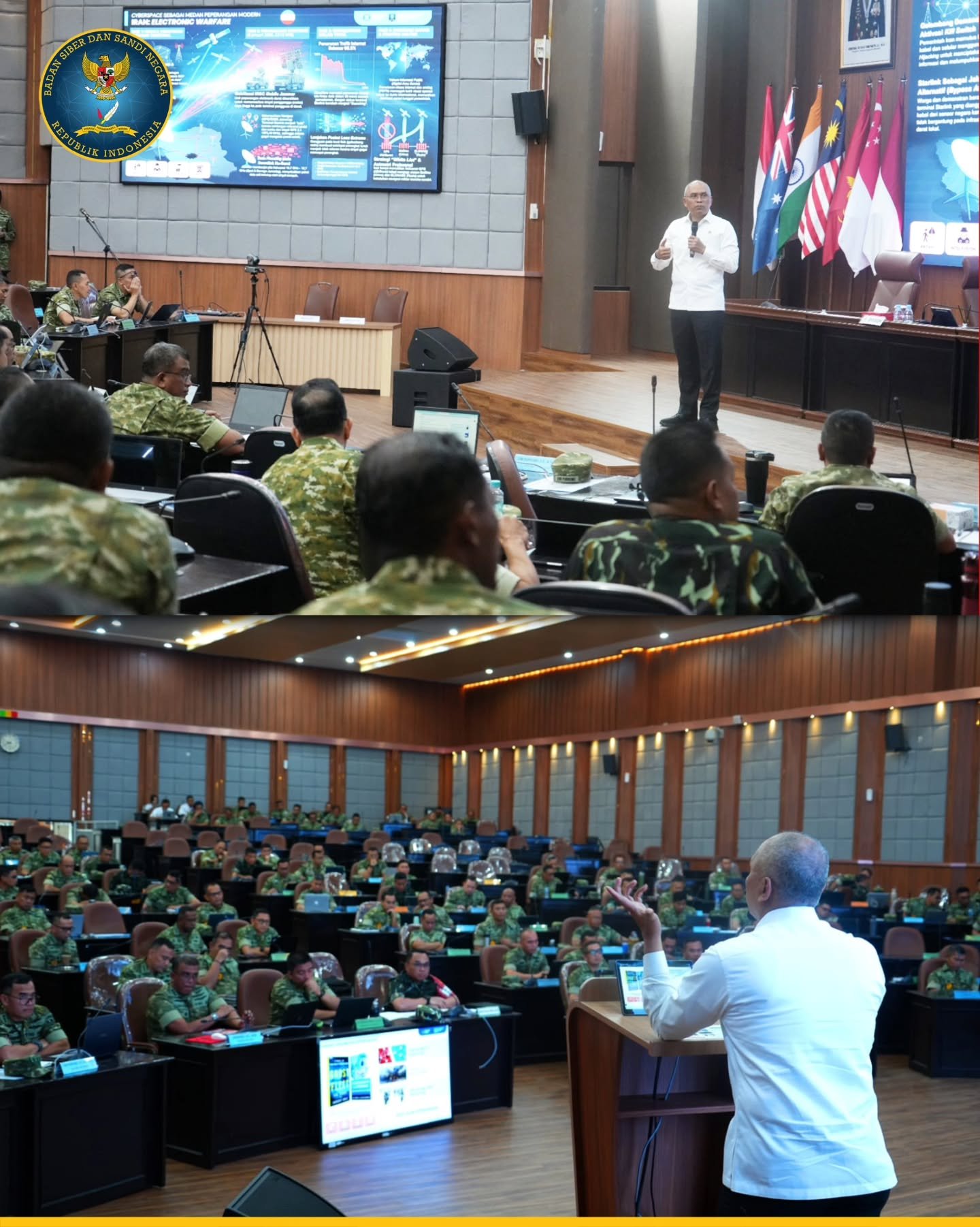 BSSN Tekankan Urgensi Perang Siber di Sesko TNI