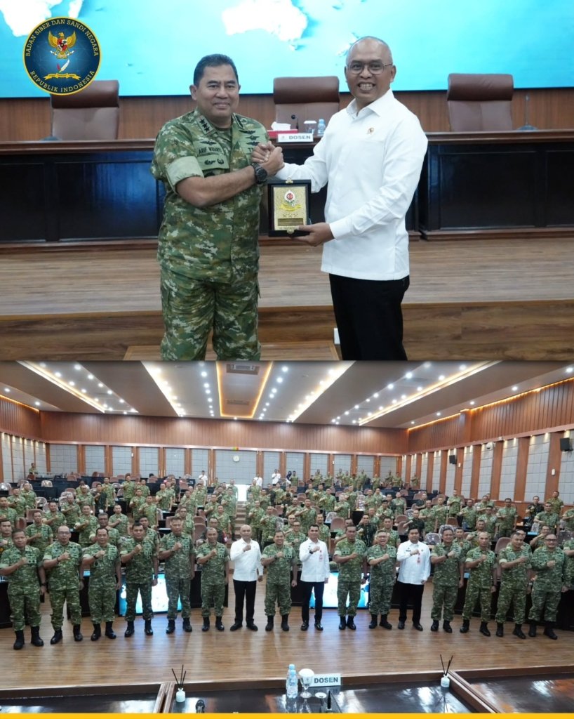 BSSN Tekankan Urgensi Perang Siber di Sesko TNI