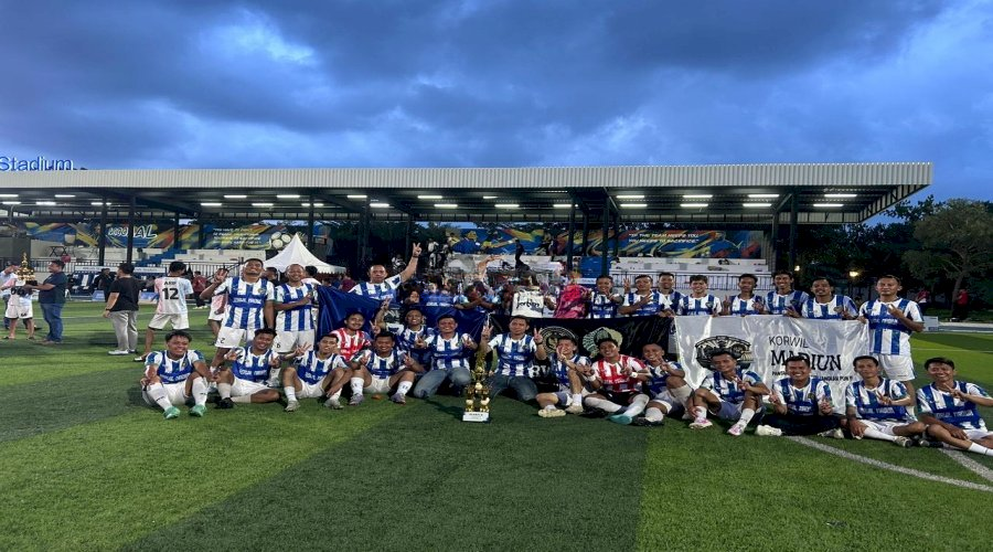 Korwil Madiun Raih Runner-Up Turnamen Mini Soccer Ditjenpas Jawa Timur