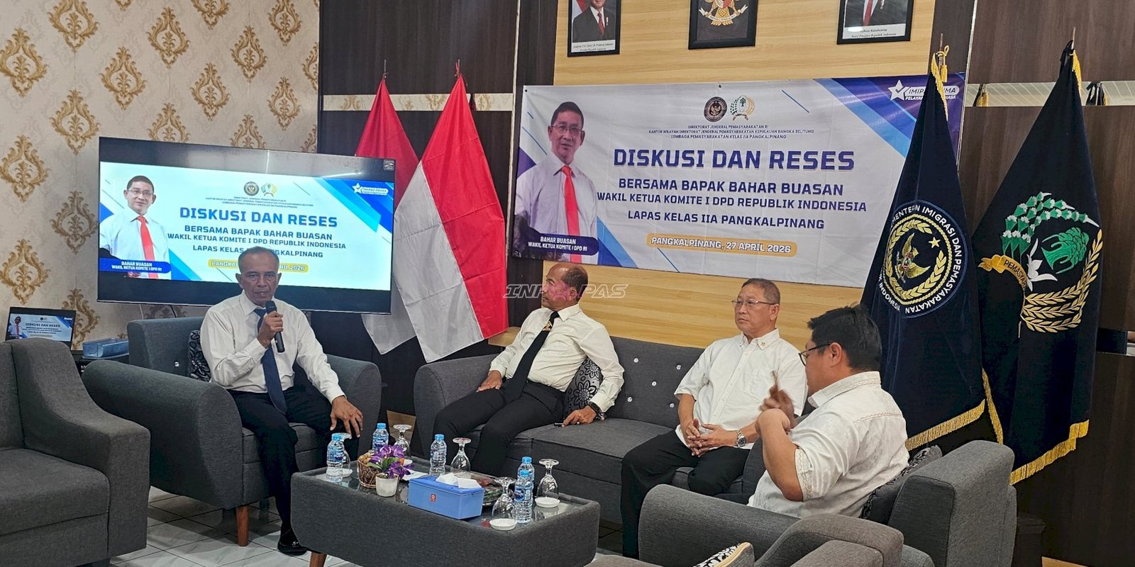 DPD RI Apresiasi Lapas Pangkalpinang, Dorong Penguatan Pembinaan dan Implementasi UU Pemasyarakatan