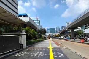 Pemprov DKI Terapkan Hari Bebas Kendaraan Bermotor (HBKB) di Rasuna Said