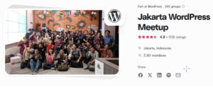 WPJKT Meetup #52 Bahas Transformasi WordPress Menjadi Operating System Digital Berbasis AI dan Automasi Modern