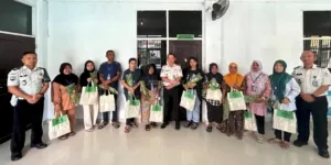 Lapas Luwuk Salurkan Bansos dan Sayur Organik Hasil Panen Warga Binaan, Wujud Pembinaan yang Berdampak Nyata