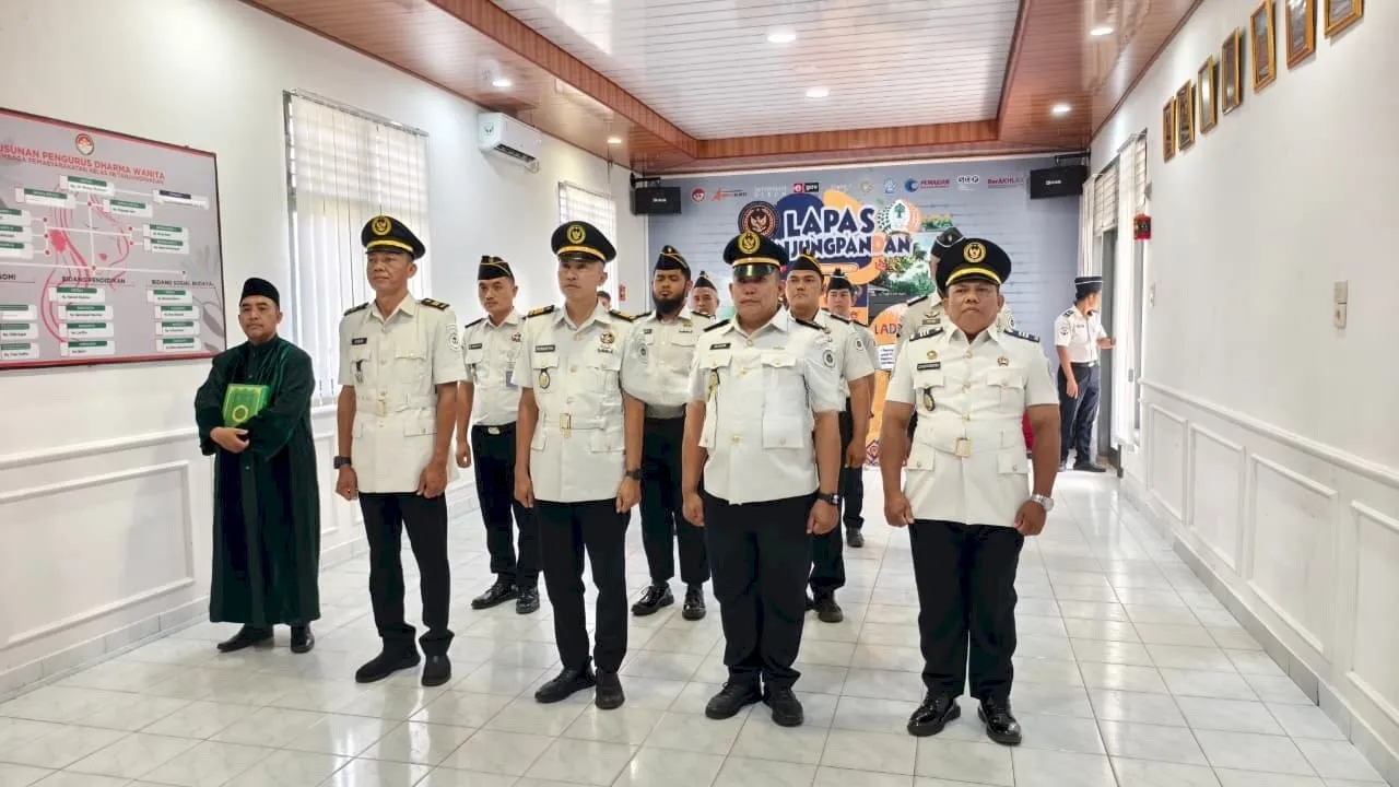 Lima Pejabat Lapas Tanjungpandan Dilantik
