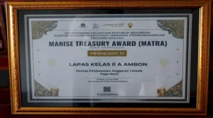 Lapas Ambon Raih Penghargaan MATRA 2026