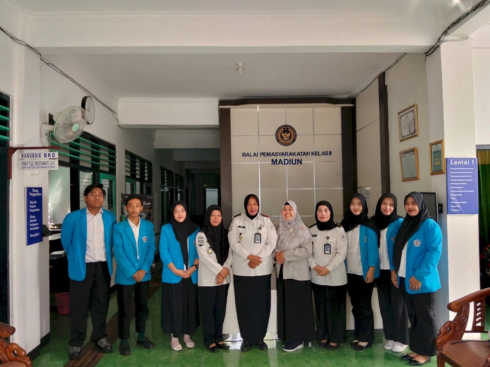 Bapas Madiun Terima Mahasiswa Magang Hukum Unipma