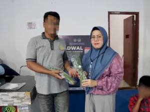 Seledri Hidroponik Lapas Batulicin Diminati Pengunjung