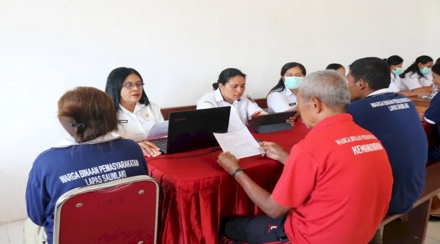 Jamin Hak Kesehatan Warga Binaan: Lapas Kelas III Saumlaki Sinergi Puskesmas Saumlaki Gelar Cek Kesehatan Gratis