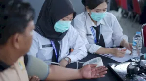 Sinergi Lapas Surabaya dan Puskesmas Jabon Gelar Pelayanan Kesehatan Gratis