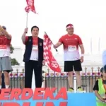 Kobarkan Semangat Kebersamaan, Ribuan Pelari Meriahkan Merdeka Run 2026 di Istana Merdeka