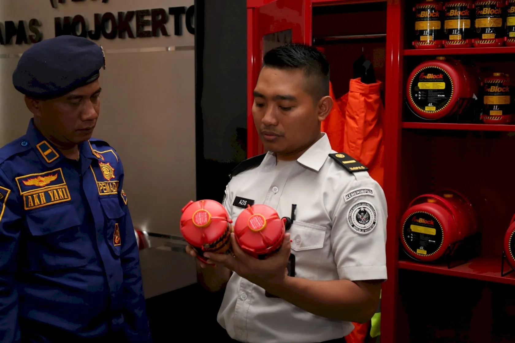 Langkah Proaktif Lapas Mojokerto Gandeng Tim Damkar Inspeksi Massal Puluhan APAR Demi Mencegah Potensi Bencana Kebakaran