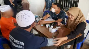 Cegah Komplikasi Penyakit Tidak Menular, Rutan Pelaihari Gelar Skrining Dan Evaluasi Kesehatan Berkala Warga Binaan